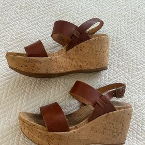 Brown Wedge Sandals